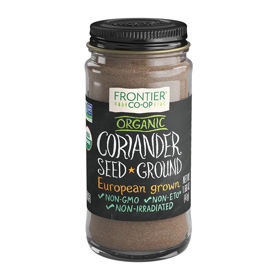 Frontier Organic Ground Coriander Seed 1.66 oz.