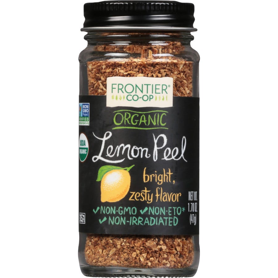 Frontier Organic Lemon Peel Granules 1.70 oz.