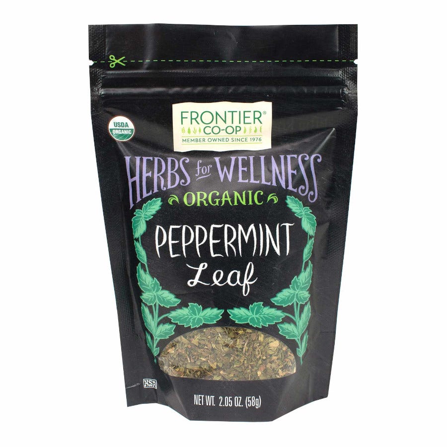 Frontier Organic Peppermint Leaf 2.05 oz.