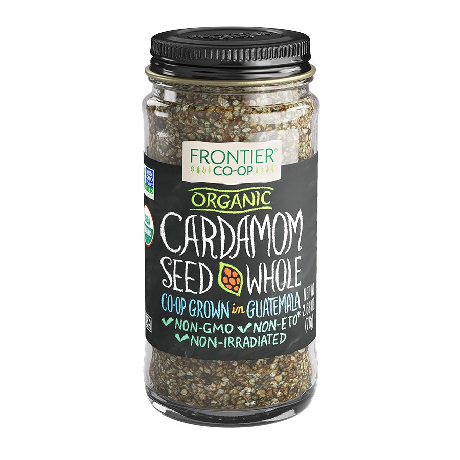 Frontier Organic Whole Decorticated Cardamom Seed 2.68 oz.