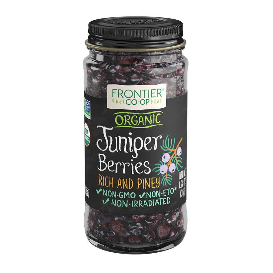 Frontier Organic Whole Juniper Berries 1.28 oz.