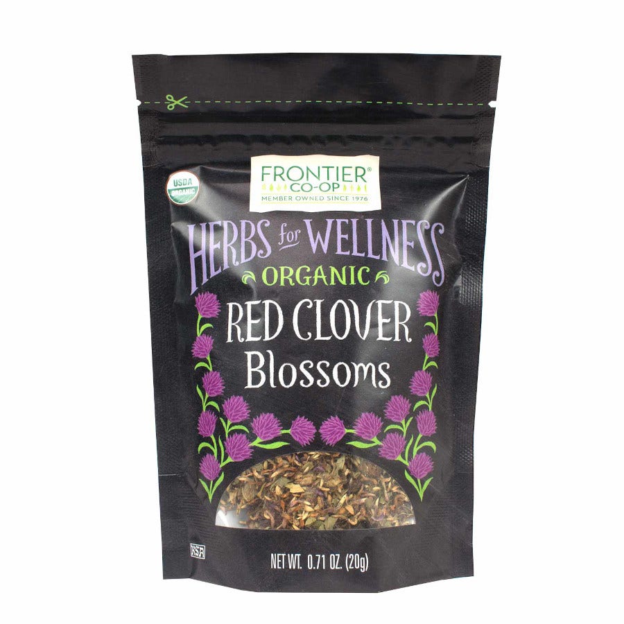 Frontier Organic Whole Red Clover Blossoms 0.71 oz.