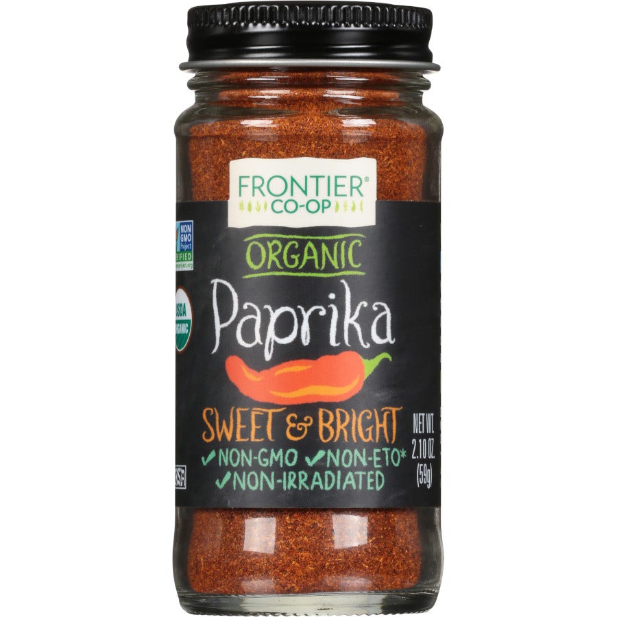 Frontier Paprika, Ground, Organic 2.10 oz.