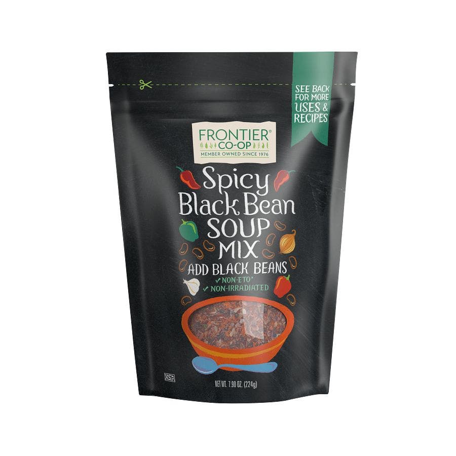 Frontier Spicy Black Bean Soup Mix 7.9 OZ