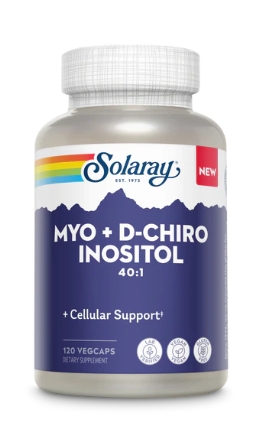 Solaray Myo + D-Chiro Inositol 40 : 1 + Cellular Support 120 vcaps