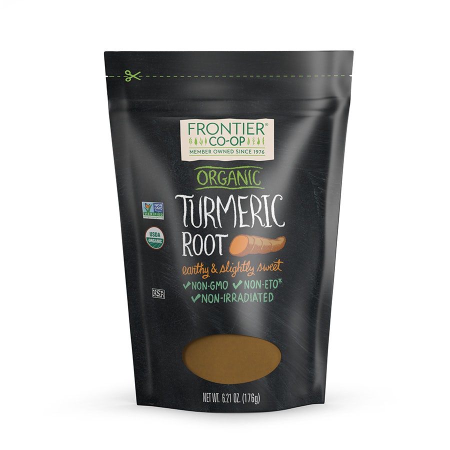 Frontier Turmeric Root, Ground, Organic 6.21 oz.