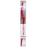 Fuchs Brushes Record V Nylon Bristle Adult Soft Toothbrush