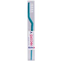 Fuchs Brushes Record V Nylon Medium Tooth Brush