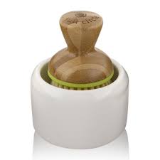 Full Circle Home -  Bbl-Up Brsh+Soap Dsh, White