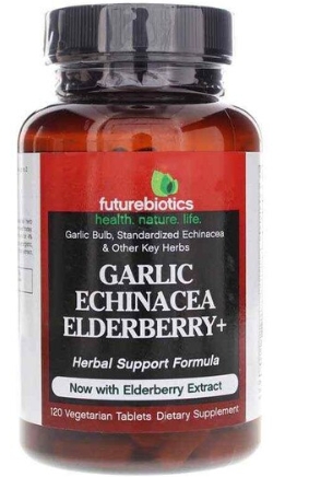 Futurebiotics Garlic, Echinacea & Elderberry 60 vtb
