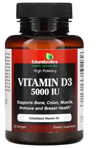 Futurebiotics Vitamin D3 5000IU 90 sfg