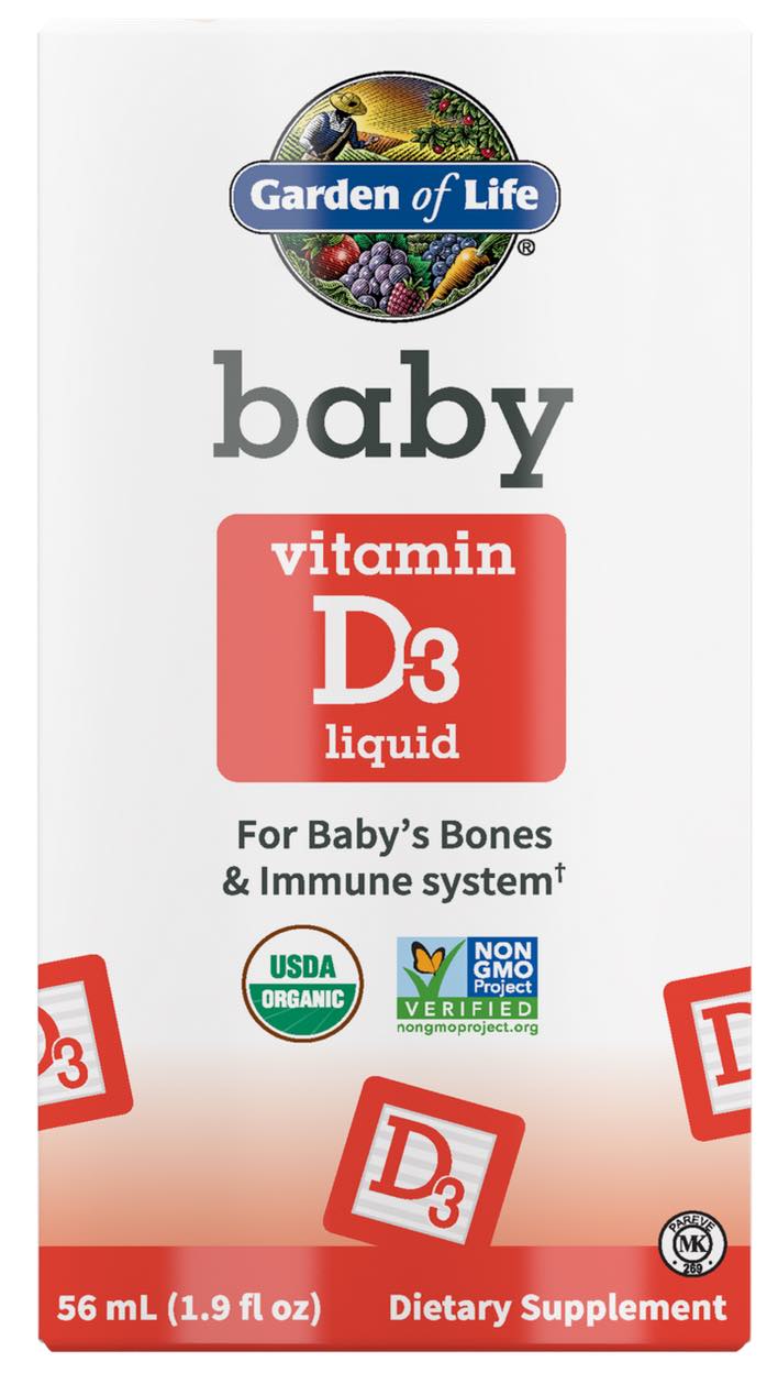 Garden of Life - baby vitamin D3, Organic, 1.9oz Liquid