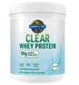 Garden of Life - Clear Whey Protein Isolate 20g Protein 15 Servings Unflavored 13.8 oz