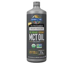Garden of Life - Dr. Formulated Brain Health Organic Coconut MCT Oil 32 oz-OUT OF STOCK