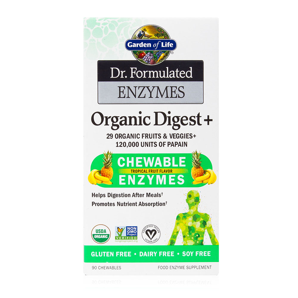 Garden of Life - Dr. Formulated ENZYMES Organic Digest+ 90count