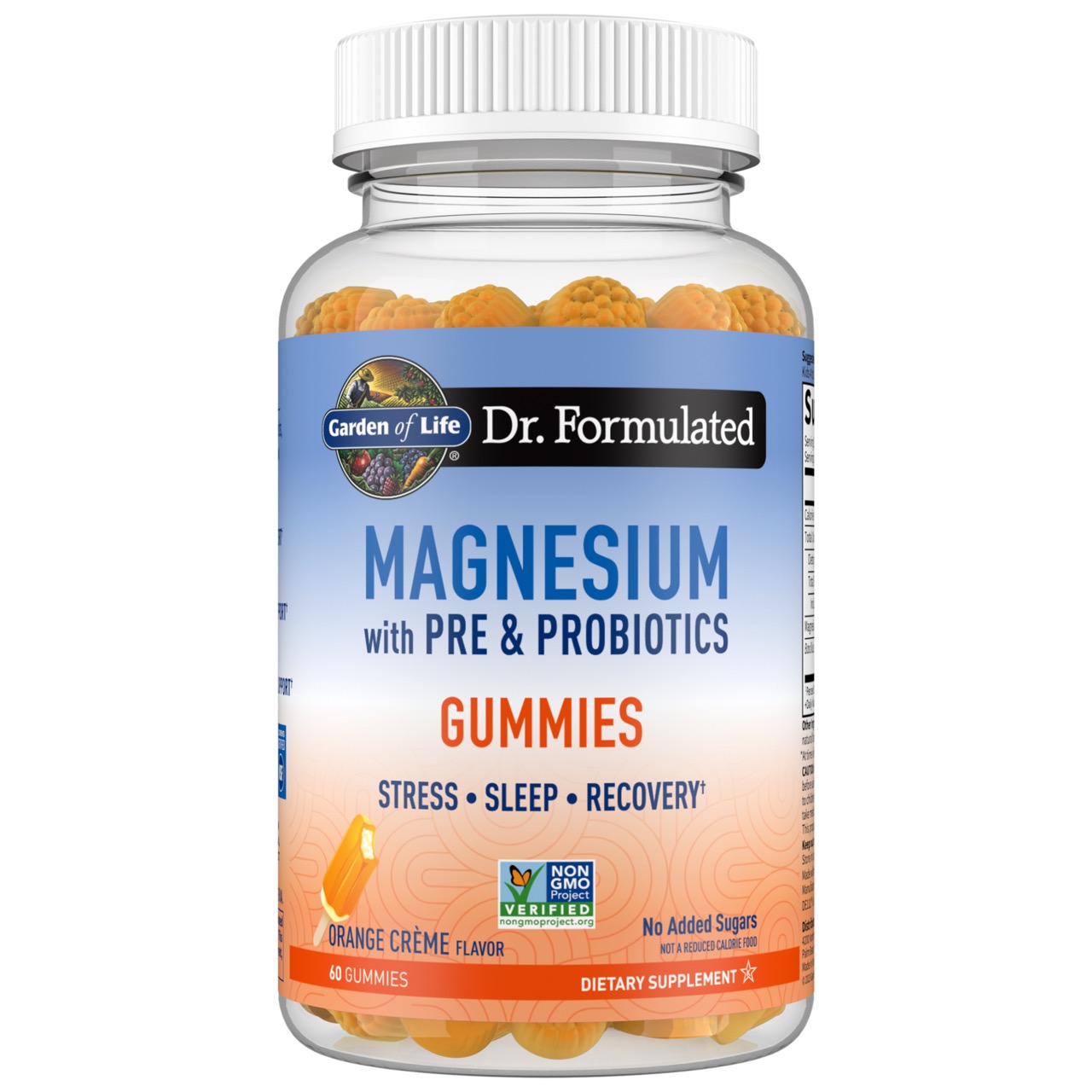 Garden of Life - Dr. Formulated Magnesium Gummies - Orange Creme 60 Gummies