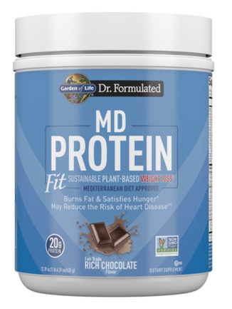 Garden of Life - Dr. Formulated MD Protein Fit Sustainable Plant Based Chocolate 635g Powder