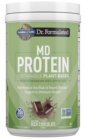 Garden of Life - Dr. Formulated MD Protein Sustainable Plant Based Chocolate 882g Powder