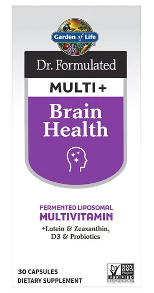 Garden of Life - Dr. Formulated Multi Plus Brain Health 30ct caps 