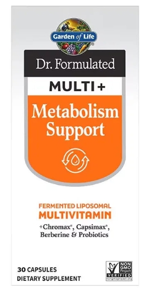 Garden of Life - Dr. Formulated Multi Plus Metabolism Support 30ct caps