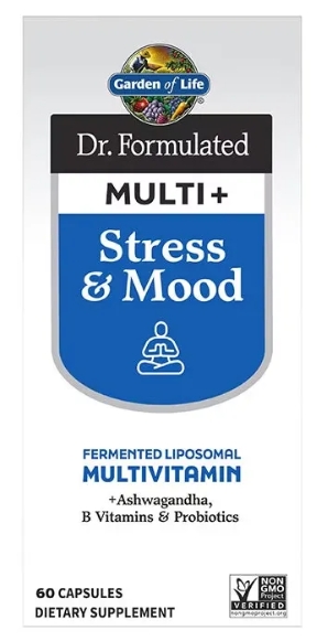 Garden of Life - Dr. Formulated Multi Plus Stress and Mood 60ct caps