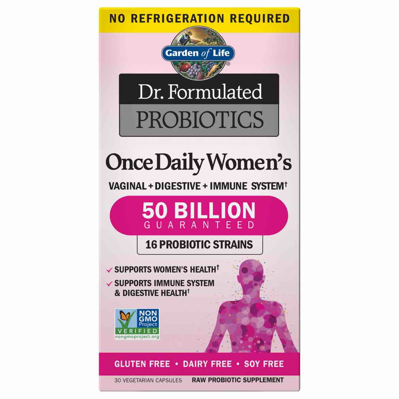 Garden of Life - Dr. Formulated Probiotics Once Daily Women's Shelf-Stable 30 Capsules
