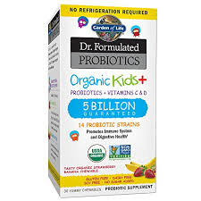 Garden of Life - Dr. Formulated Probiotics Organic Kids Strawberry Banana Shelf Stable