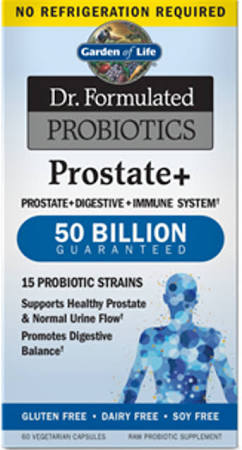 Garden of Life - Dr. Formulated Probiotics Prostate+ Shelf Stable 60count