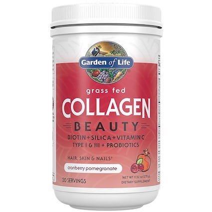 Garden of Life - Grass Fed Collagen Beauty Cranberry Pomegranate 270g 20 Servings