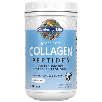 Garden of Life - Grass Fed Collagen Peptides Unflavored 280g 14 Servings