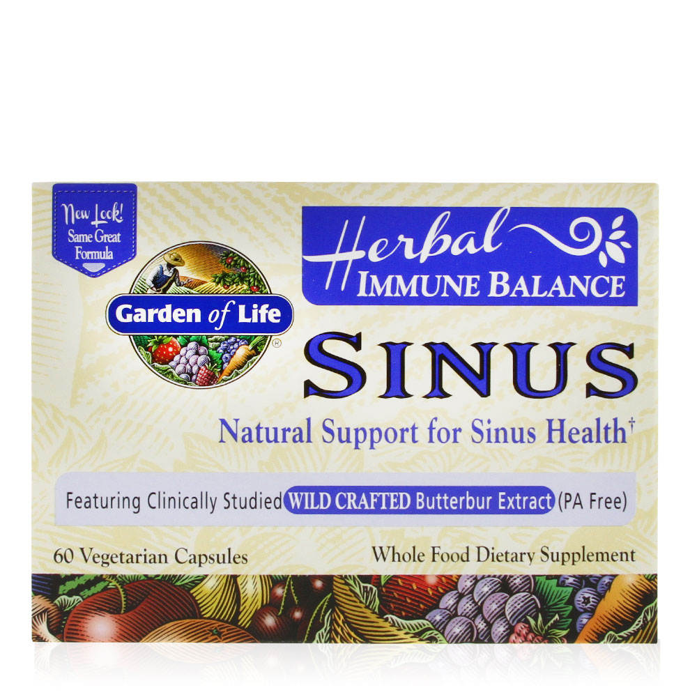 Garden of Life - Immune Balance Sinus 60 Caps TEMPORARILY UNAVAILABLE