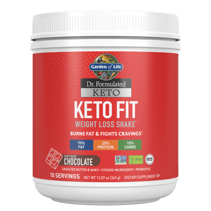 Garden of Life - Dr Formulated Keto Fit Chocolate 365g (10 Servings)
