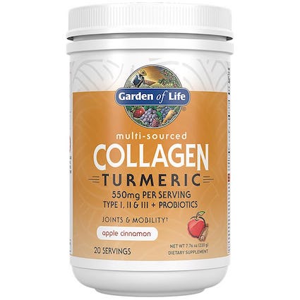 Garden of Life - MutliSourced Collagen Turmeric Apple Cinnamon 220g 20 Servings