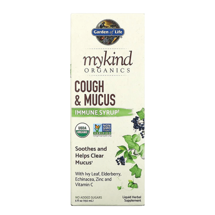 Garden of Life - mykind Organics Cough and Mucus Syrup 5oz