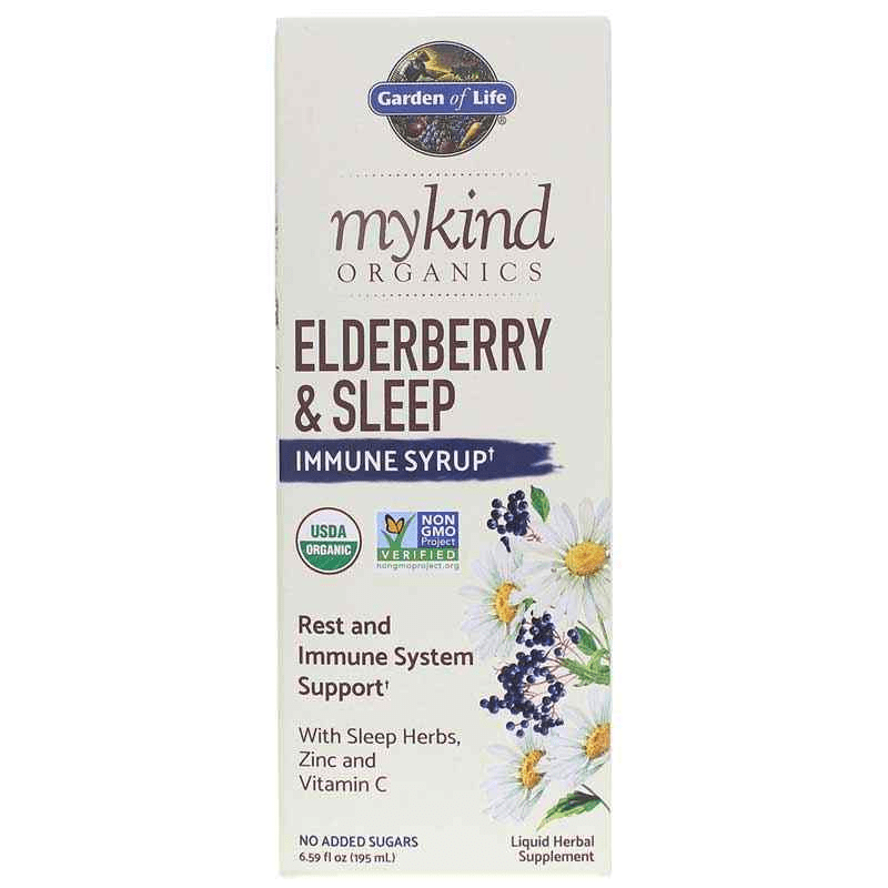 Garden of Life - mykind Organics Elderberry and Sleep Syrup 6.59oz