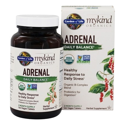 Garden of Life - mykind Organics Herbal Adrenal 120 tablets