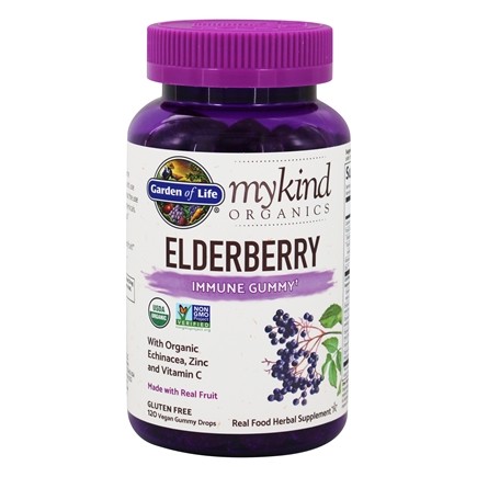 Garden of Life - mykind Organics Elderberry 120 Gummies