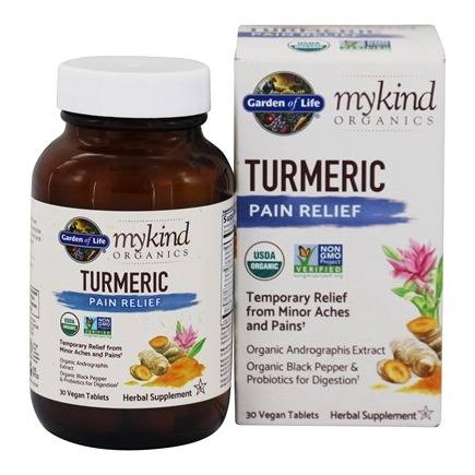 Garden of Life - mykind Organics Herbal Turmeric 30 tablets