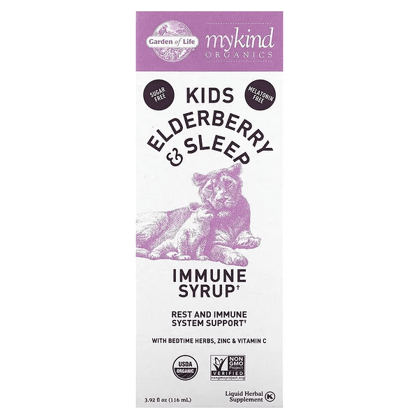 Garden of Life - mykind Organics Kids Elderberry and Sleep Syrup 3.92oz