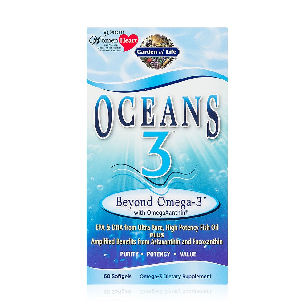 Garden of Life - Oceans 3 Beyond Omega3 60 count