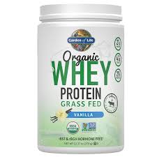 Garden of Life - Organic Grass Fed Whey Vanilla 14.03 oz