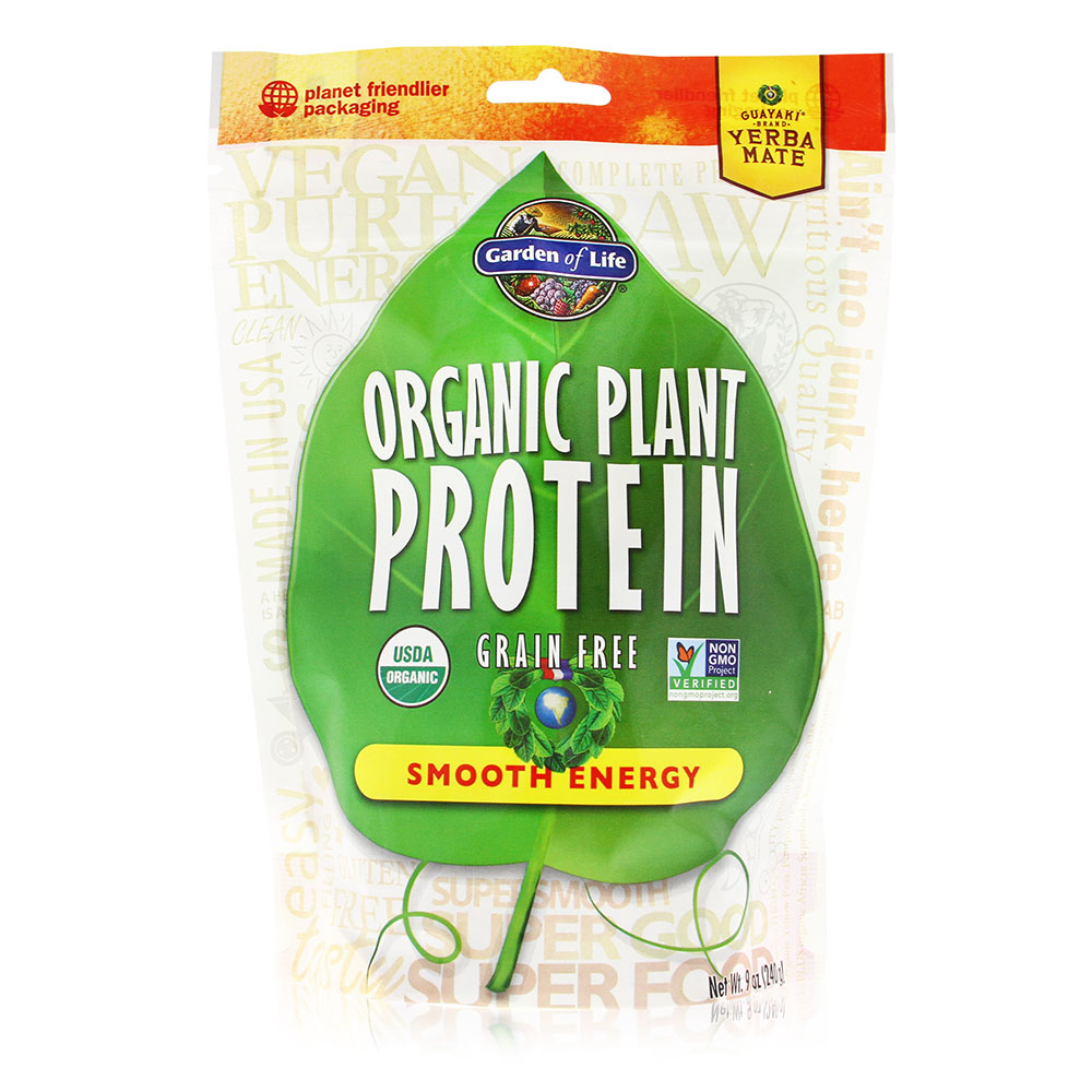 Garden of Life - Organic Plant Protein Smooth Energy 240grams       TEMPORARILY UNAVAILABLE