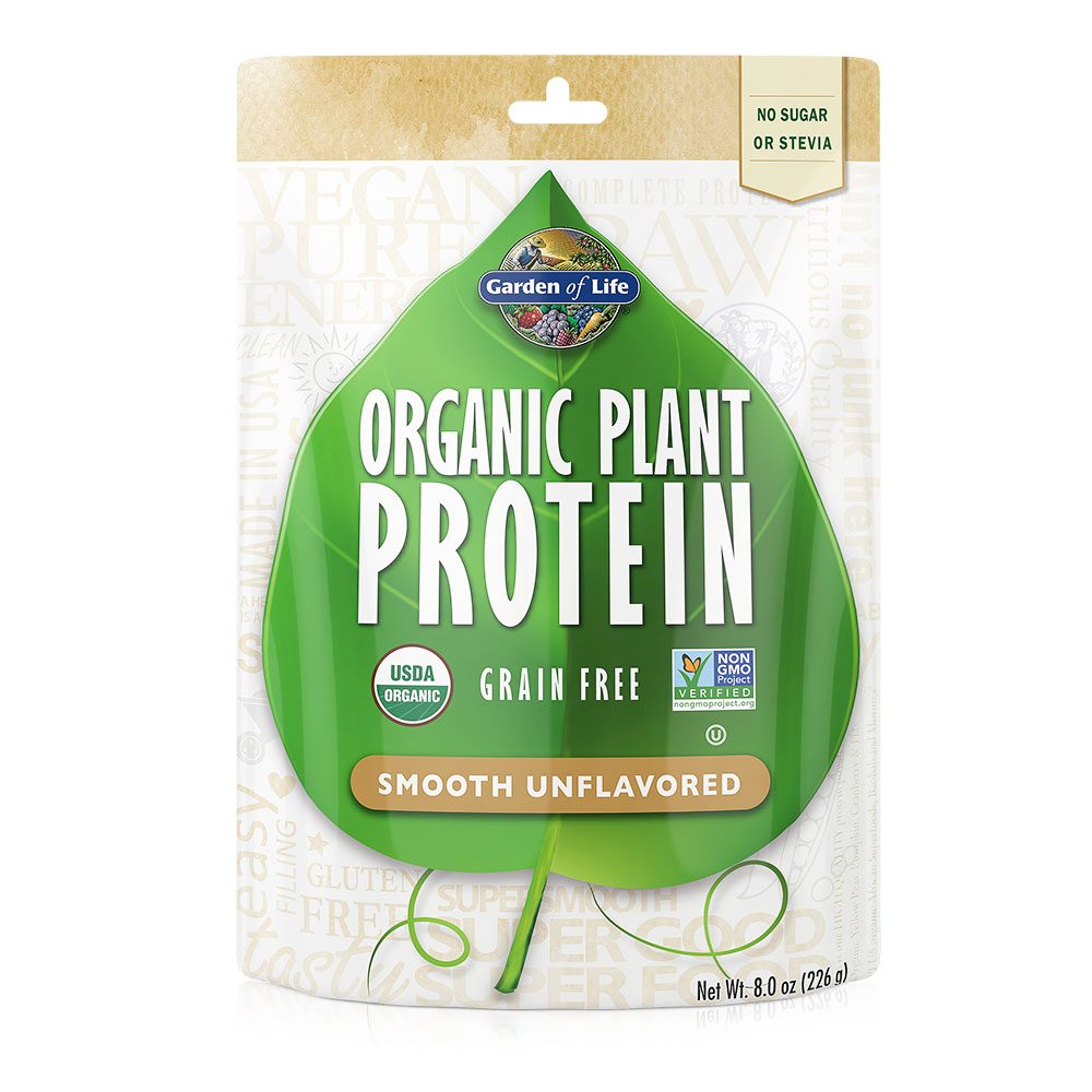 Garden of Life - Organic Plant Protein Smooth Natural 226grams