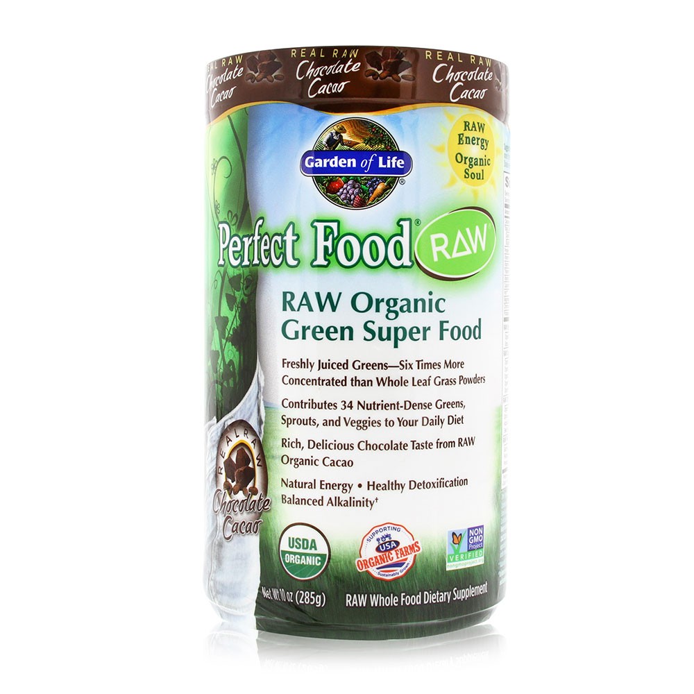 Garden of Life - Perfect Food RAW Organic Chocolate Powder 285 gr.