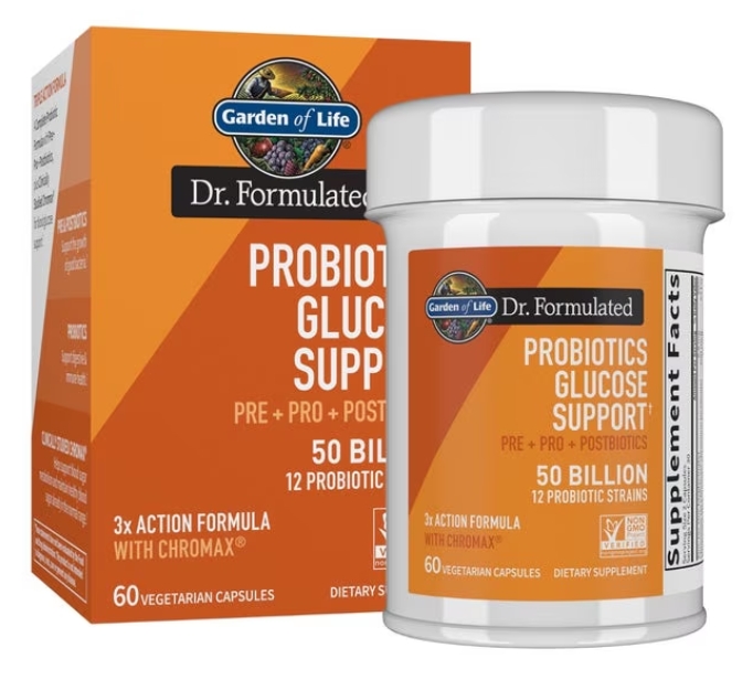 Garden of Life - Dr. Formulated Probiotics Glucose Support 50 Billion 60ct 