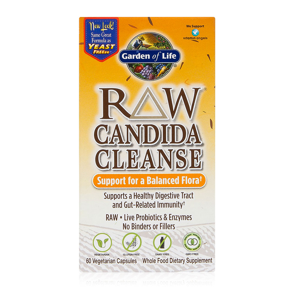 Garden of Life - RAW Candida(Flora) Cleanse 60ct Veg Caps