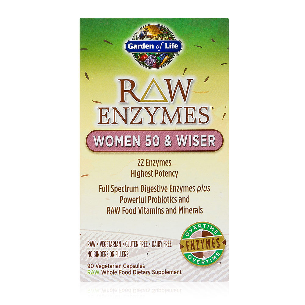 Garden of Life - RAW Enzymes Women 50+ 90 count
