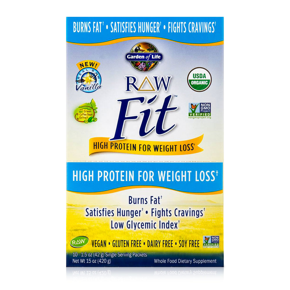 Garden of Life - RAW Fit Vanilla Packets 1 Tray