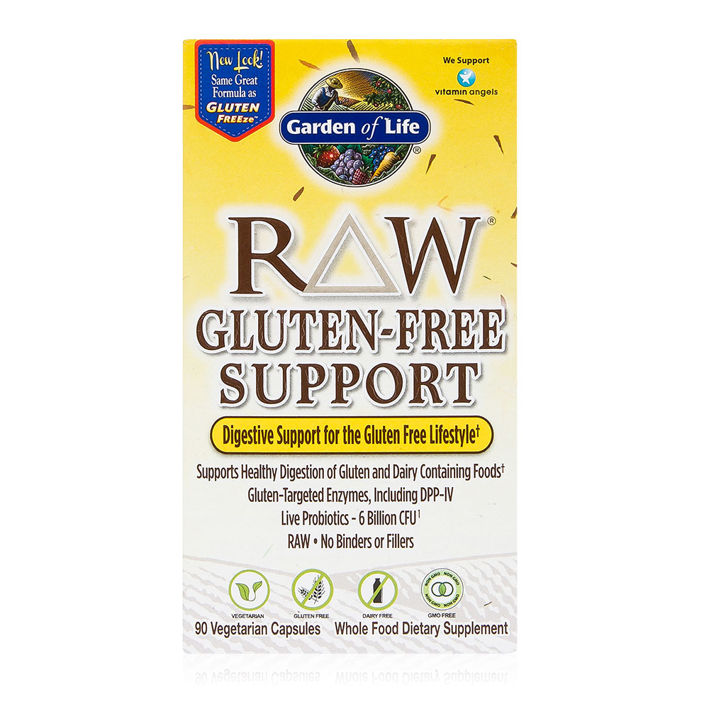 Garden of Life - RAW GlutenFree Support 90 Capsules     TEMPORARILY UNAVAILABLE