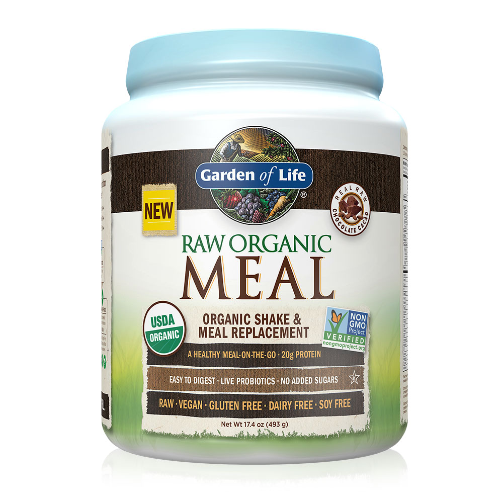 Garden of Life - RAW Organic Meal Chocolate (Mini) 606g powder